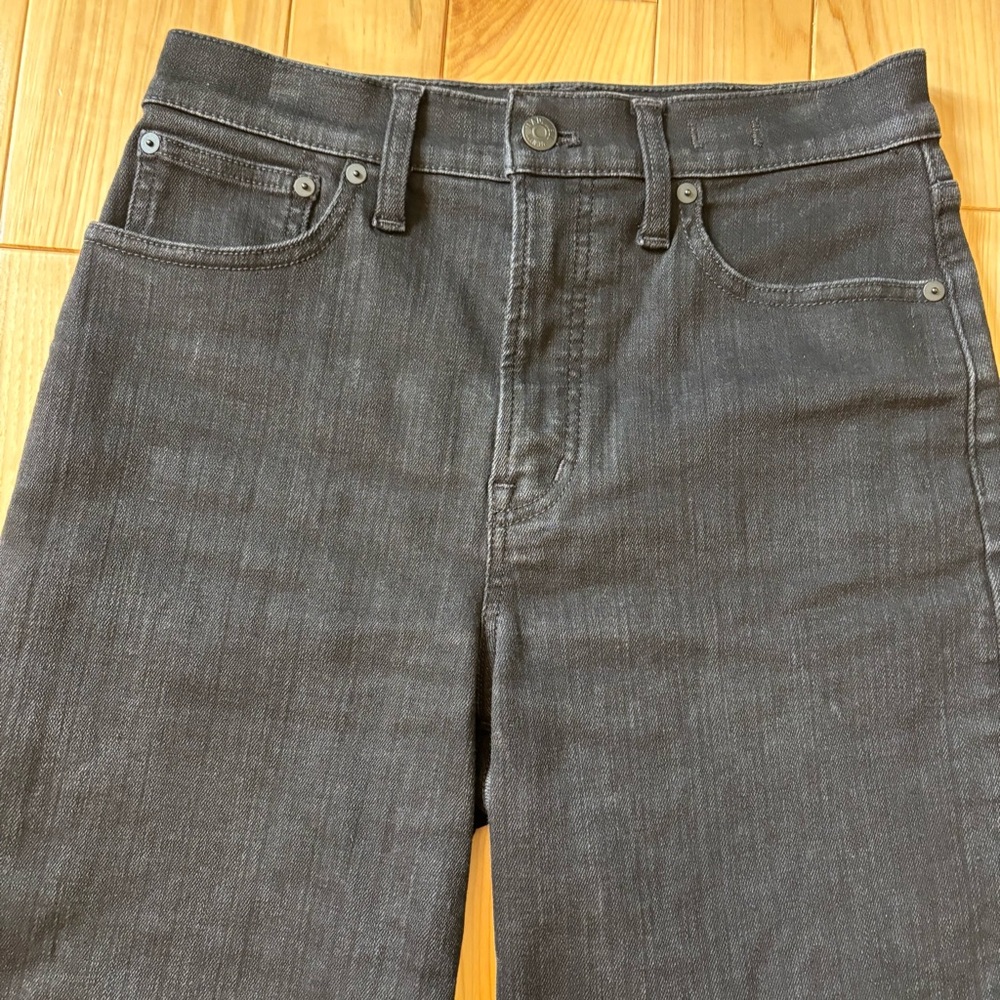 Madewell The Perfect Vintage Wide Leg Jean Black Rinse Wash - Picture 3 of 11